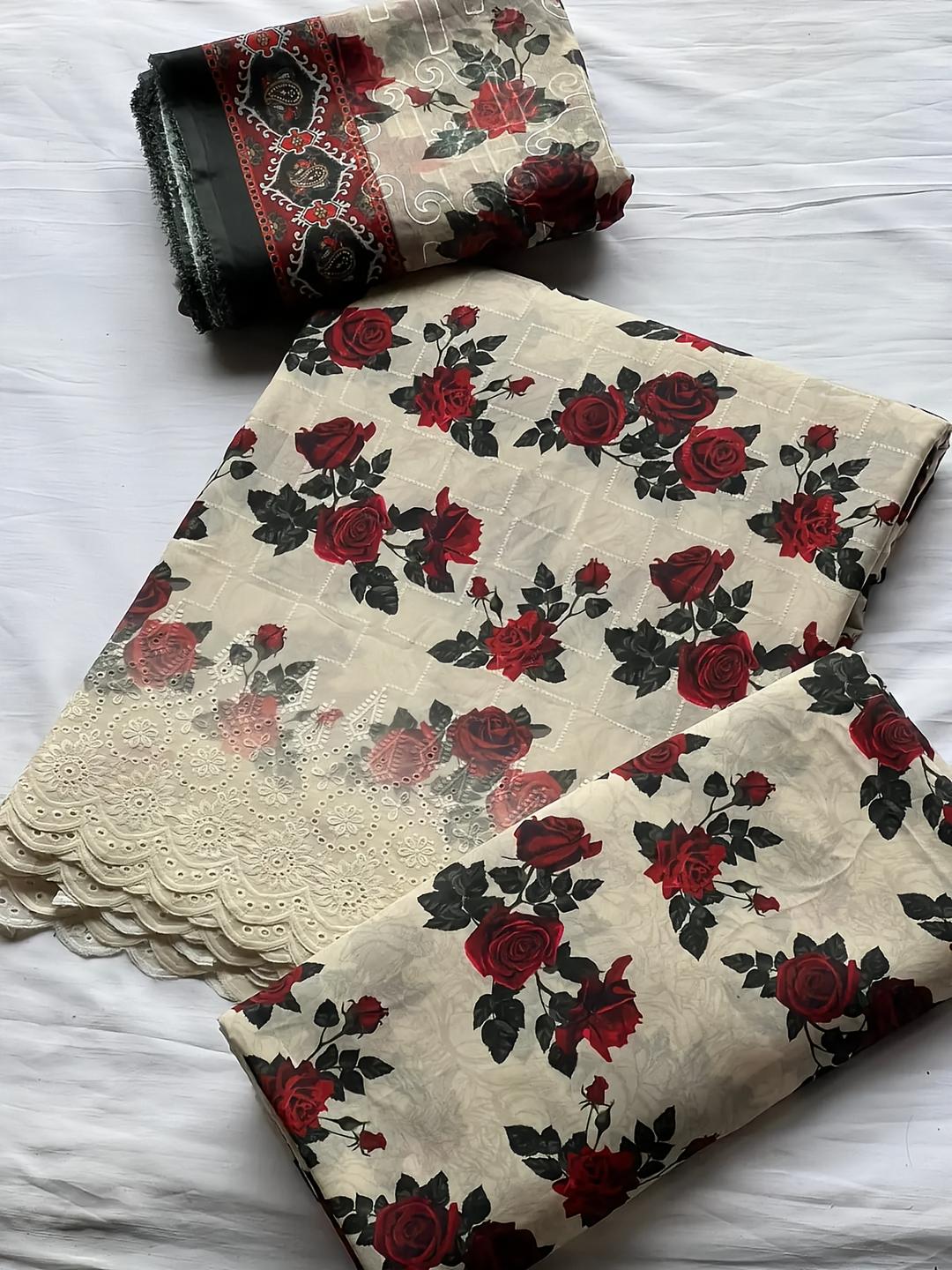 Lawn Digital Printed Cutwork 3Pc Suits
