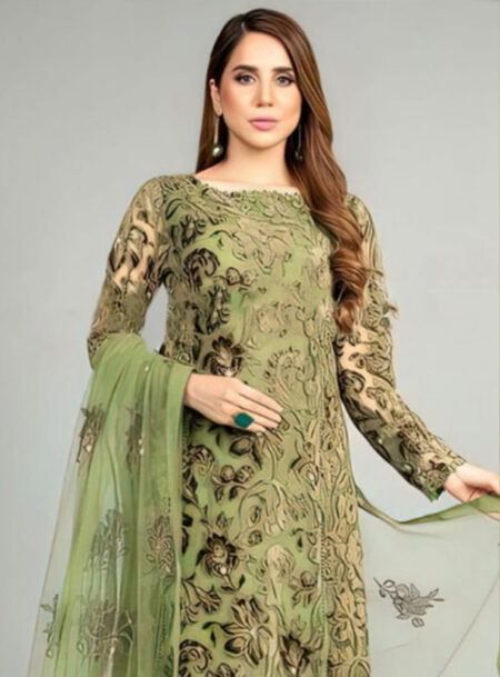 3 Piece Embroider Lawn Dress