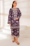 2 Piece Unstitched Heavy Embroidered Lawn Suit