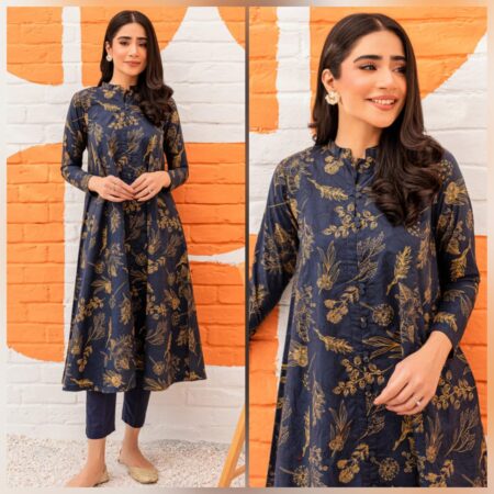 2 Piece Unstitched Heavy Embroidered Lawn Suit