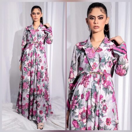 2 Piece Unstitched Heavy Embroidered Lawn Suit