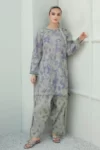 2 Piece Unstitched Digital Printed Lawn Suit
