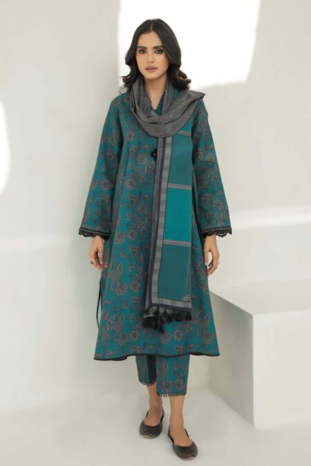 3 Piece Unstitched Digital Printed Airjet Lawn Suit ( Digital Printed Lawn Dupatta )