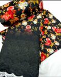 3PC Digital Printed Chikankari Embroidered Lawn Suit